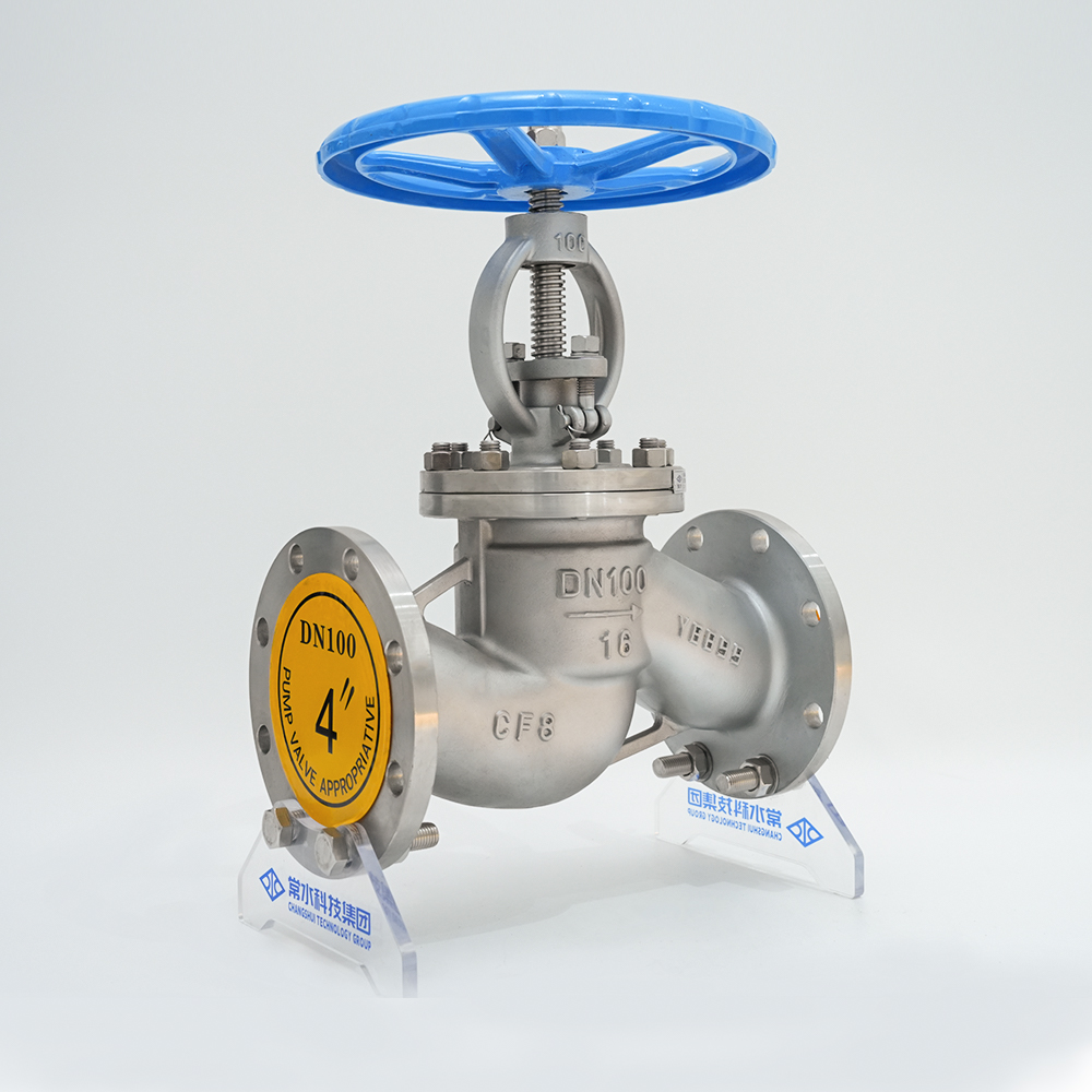 Van chặn mặt bích bằng thép không gỉ J41W-16P